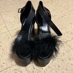 Fuzzy heels